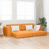 vidaXL Canap&eacute;-Lit 200cm Jaune fonc&eacute; tissu