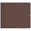 vidaXL &Eacute;cran de balcon marron 90x1000 cm 100% polyester oxford