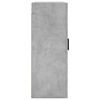 vidaXL Armoires murales 2 pcs gris béton 69,5x34x90 cm