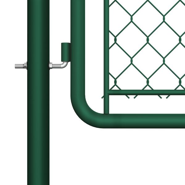 vidaXL Portail de jardin Acier 200x395 cm Vert