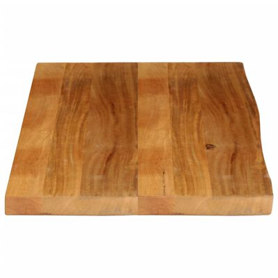 vidaXL Dessus de table à bord vivant 110x60x3,8cm bois massif manguier