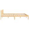 vidaXL Cadre de lit sans matelas bois massif 140x190 cm