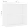 vidaXL Biblioth&egrave;que blanc 80x30x76,5 cm bois d'ing&eacute;nierie