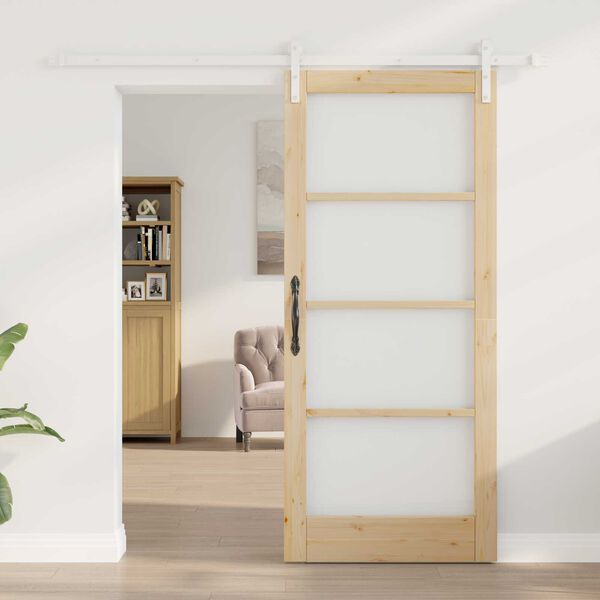 vidaXL Porte coulissante ORKDAL Naturel 86 x 198,5 cm
