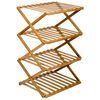 Bo-Camp Placard de camping pliable Fitzroy Bambou
