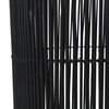 vidaXL Lampadaire sur pied Osier Noir 52 cm E27