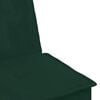 vidaXL Canap&eacute;-lit en forme de L vert fonc&eacute; 255x140x70 cm velours