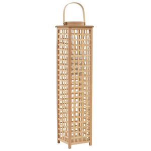 vidaXL Bougeoir suspendu Bambou Naturel