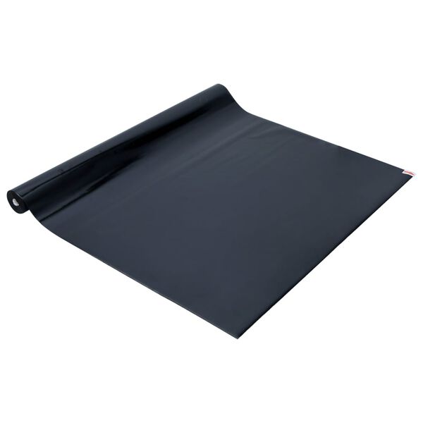 vidaXL Film de fen&ecirc;tre statique d&eacute;poli noir 90x2000 cm PVC