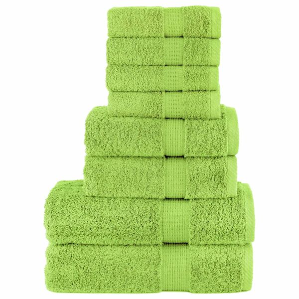 vidaXL Ensemble de serviettes de qualit&eacute; sup&eacute;rieure SOLUND 8 pcs