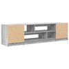 vidaXL Meuble TV sonoma gris 188,5x41x50 cm bois d'ing&eacute;nierie