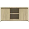 vidaXL Meuble TV Chêne sonoma 102x37,5x52,5 cm Bois d'ingénierie