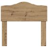 vidaXL T&ecirc;te de lit Ch&ecirc;ne artisanal 75 cm Bois d'ing&eacute;nierie