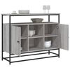 vidaXL Buffet sonoma gris 100x35x80 cm bois d'ing&eacute;nierie