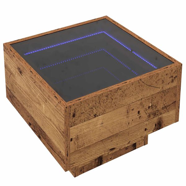 vidaXL Table basse Bois ancien 40 x 40 x 30 cm Bois d'ing&eacute;nierie