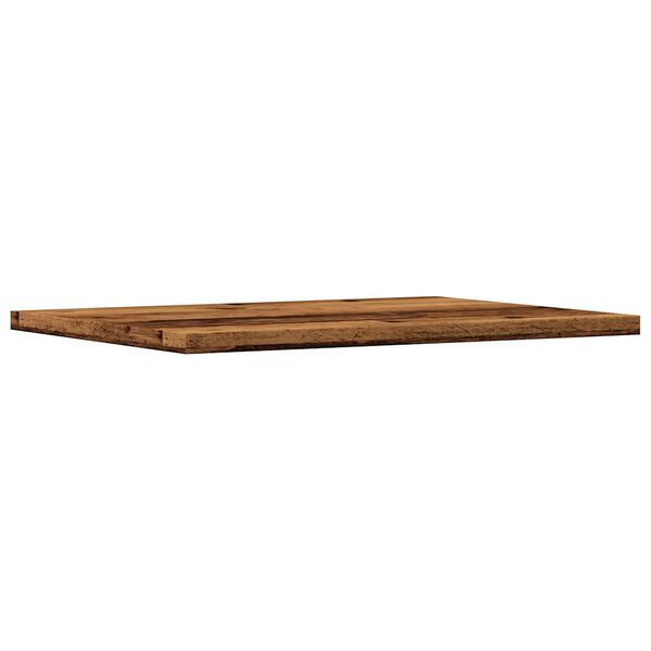 vidaXL Panneaux de biblioth&egrave;que 4 pcs vieux bois 40x30x1,5 cm