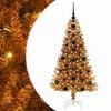 vidaXL Sapin de No&euml;l Dor&eacute; 120 cm PET