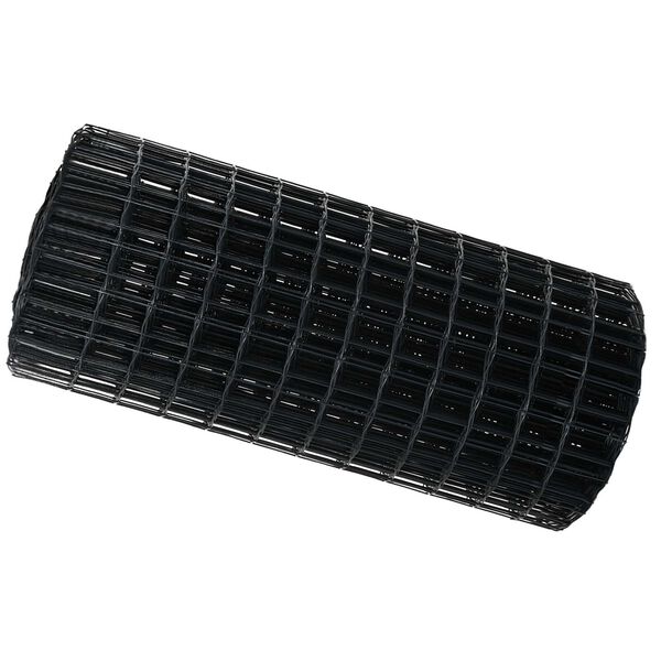 vidaXL Cl&ocirc;ture Euro Gris 0,4 x 50 m Fer rev&ecirc;tu de PVC