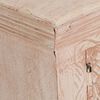 vidaXL Meuble TV Blanc 120x30x40 cm Bois massif de manguier