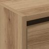 vidaXL Cabinet &agrave; chaussures avec porte Ch&ecirc;ne artisanal 60 x 21 x 57 cm