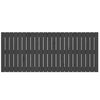 vidaXL T&ecirc;te de lit murale Gris 147x3x60 cm Bois massif de pin