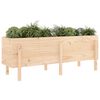 vidaXL Lit sur&eacute;lev&eacute; de jardin 160x50x57 cm bois de pin massif