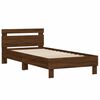 vidaXL Cadre de lit sans matelas avec lumi&egrave;res LED 100x200 cm