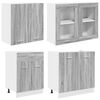 vidaXL Ensemble de meubles de cuisine Lyon 4 pcs Sonoma gris