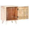 vidaXL Table de chevet sculpt&eacute;e 40x30x50 cm Bois d'acacia massif