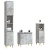 vidaXL Ensemble de meubles de salle de bain 3 pcs gris b&eacute;ton