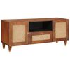 vidaXL Meuble TV Marron 105 x 33,5 x 46 cm Bois de mangue massif