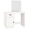 vidaXL Coiffeuse Blanc 95x50x134 cm Bois de pin massif