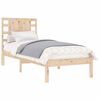 vidaXL Cadre de lit sans matelas 90x190 cm bois massif