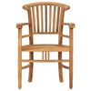 vidaXL Ensemble &agrave; manger de jardin 3 pcs bois de teck solide