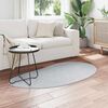vidaXL Tapis de surface HUARTE Gris 80 x 150 cm Polyester