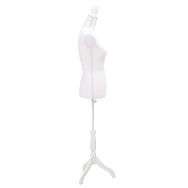 vidaXL Buste de pr&eacute;sentation Femme Blanc