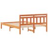 vidaXL Cadre de lit Marron 120 x 190 cm Pin massif