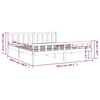 vidaXL Cadre de lit sans matelas bois massif 160x200 cm