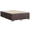 vidaXL Sommier &agrave; lattes de lit avec matelas Marron fonc&eacute; 160x200 cm