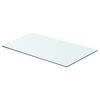 vidaXL Panneaux d'&eacute;tag&egrave;re 2 pcs Verre Transparent 60 x 30 cm