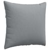 vidaXL Coussins de canap&eacute; 2 pcs Gris clair 45 x 45 cm tissu