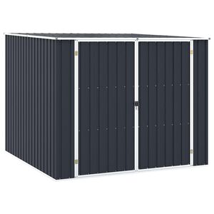vidaXL Abri de jardin Anthracite 195x198x159 cm Acier galvanis&eacute;
