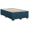 vidaXL Sommier &agrave; lattes de lit et matelas bleu 120x190 cm velours