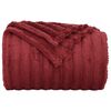vidaXL Jet&eacute; Rouge Bordeaux 240 x 220 cm Toison