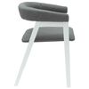 vidaXL Chaises de salle &agrave; manger 2 pcs Blanc 54 x 57 x 73 cm