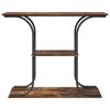 vidaXL Table console Ch&ecirc;ne fum&eacute; 101 x 35 x 80,5 cm Bois d'ing&eacute;nierie