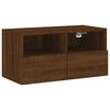 vidaXL Unit&eacute;s murales TV 5 pcs ch&ecirc;ne marron bois d'ing&eacute;nierie