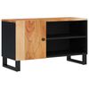 vidaXL Meuble TV 80x33x46 cm bois d'acacia solide et d'ing&eacute;nierie