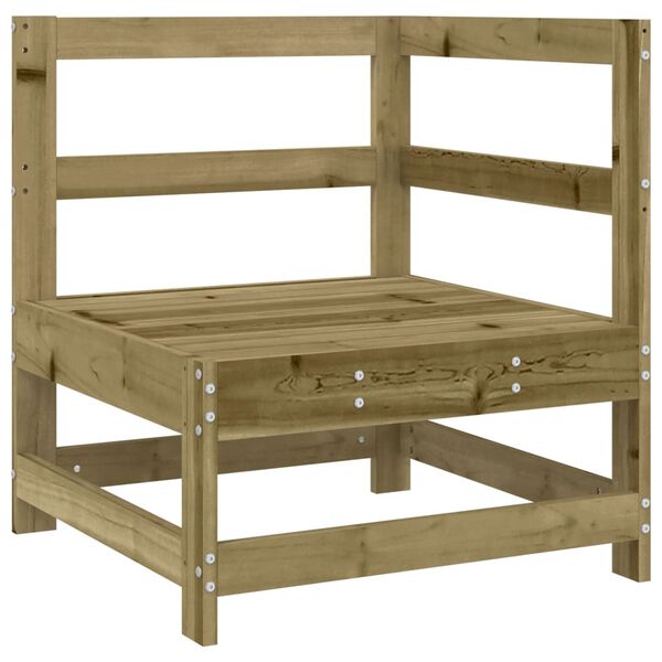 vidaXL Salon de jardin 7 pcs bois de pin impr&eacute;gn&eacute;