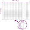 vidaXL Cl&ocirc;ture avec poteau Vert 1,2 x 25 m Acier et PVC